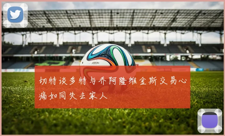 切特谈多特与乔阿隆维金斯交易心痛如同失去家人